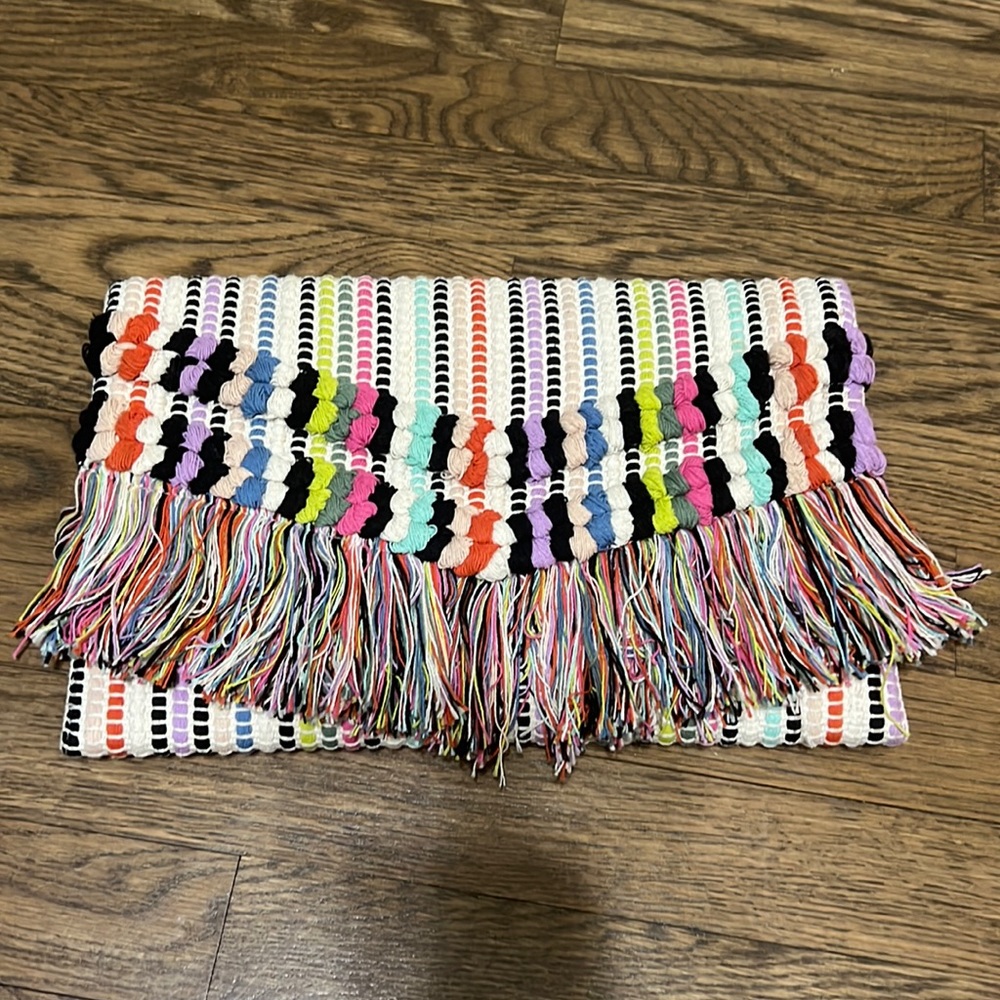 Stella & Dot multi colored clutch